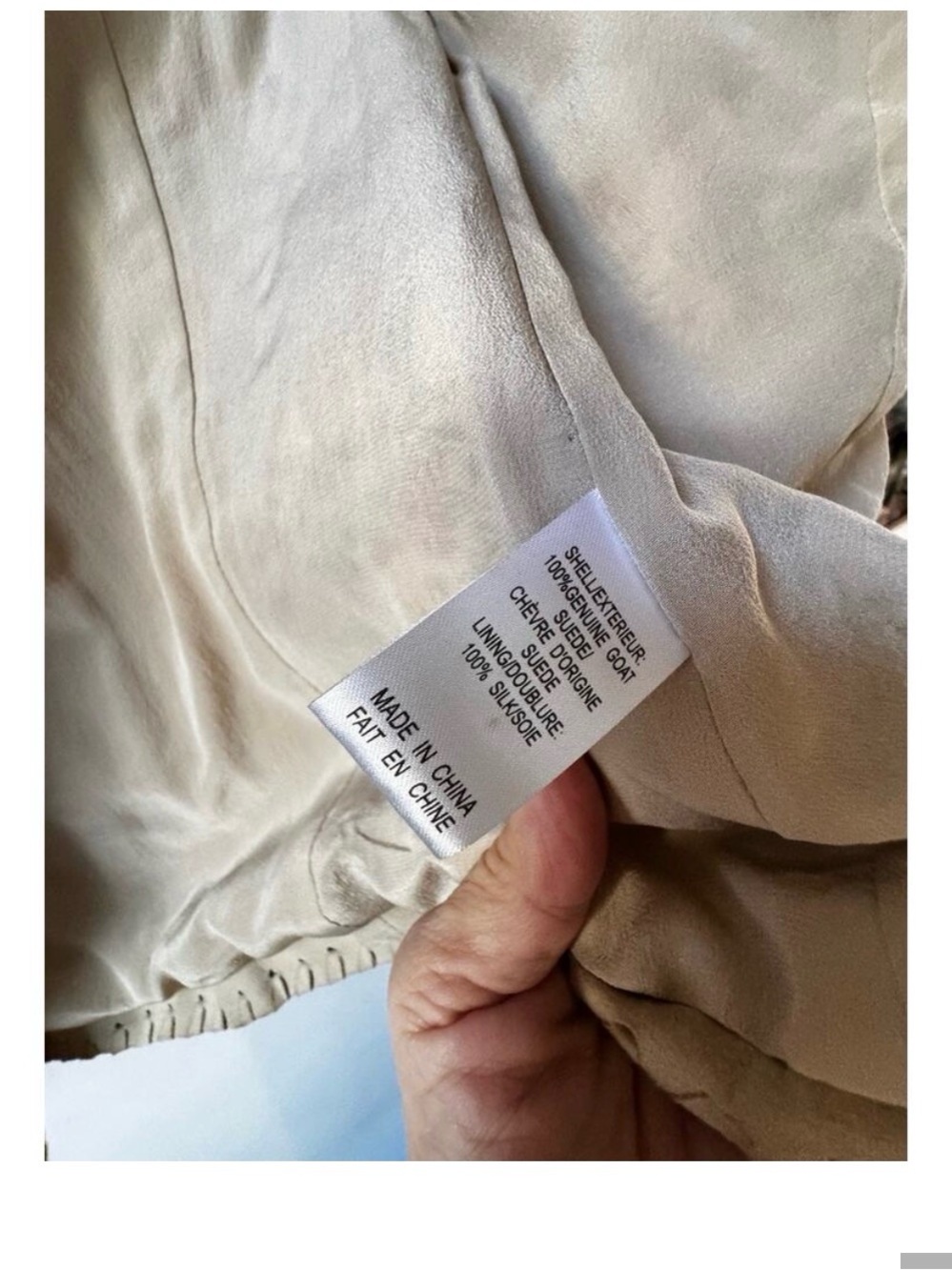 Embroidered Goat Suede Jacket Floral Boho Silk Lined Haute Hippie Whipstitch - Picture 8 of 11
